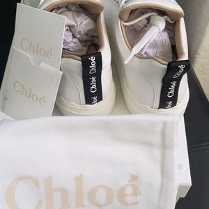 NEW CHLOE  tennis shoes size 37 in box 60% off!